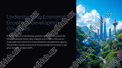 understanding economic growth in developing countries — PPTX