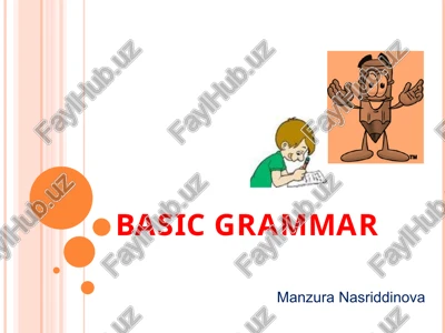 basic grammar — PPT