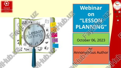 lesson planning — PPTX