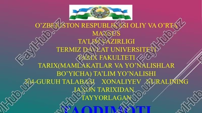 koreyada rus-yapon urushi va uning har ikkala davlatga ta’siri — PPTX