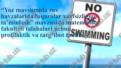 yozmavsumida suv havzalari — PPTX