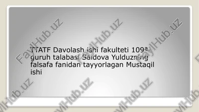 islom madaniyatining o'ziga xosligi — PPTX