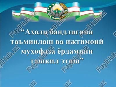 "saxovat" va "muruvvat" uylari — PPT