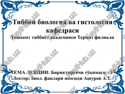 biriktiruvchitӯqimasi– 1 — PPTX