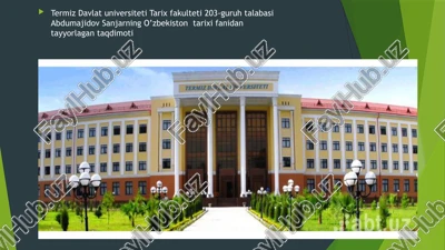 buxoro amirligida saroy unvonlari va mansablari — PPTX