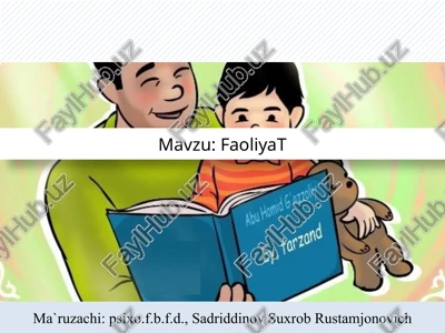faoliyat — PPTX