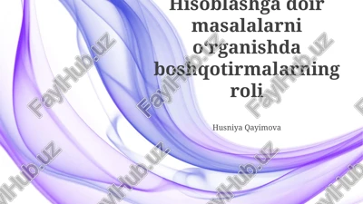 sun'iy intellekt va mashinaviy o'rganishda pazllar — PPTX