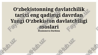 so'g'd va xorazm: qadimgi davlatlar va madaniyat — PPTX