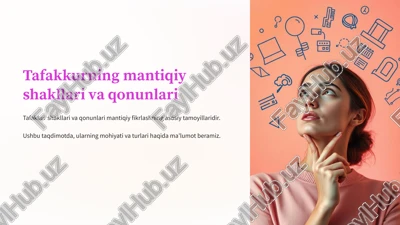 tafakkurning mantiqiy shakllari va qonunlari — PPTX