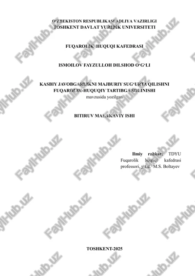 bitiruv malakaviy ish — PDF