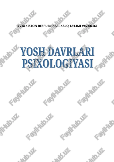 yosh davrlari psixologiyasi — DOC