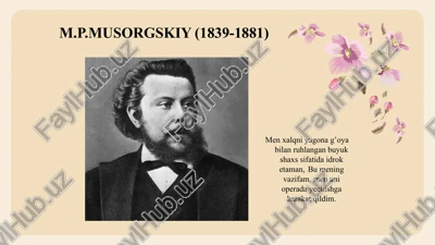 m.p.musorgskiy (1839-1881) — PPTX