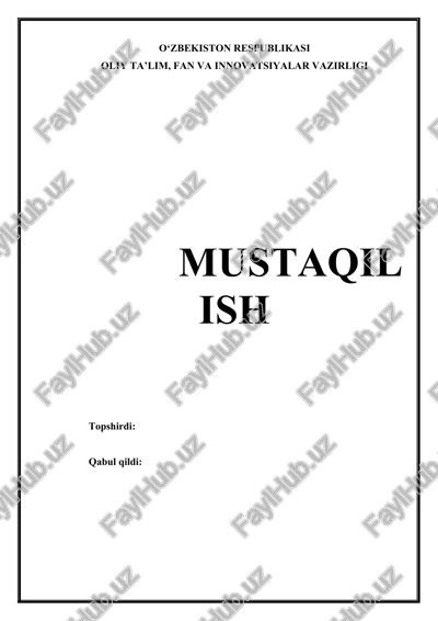 tizimli va amaliy dasturiy ta'minotni rivojlanish tendensiyalari — DOCX