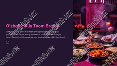 o'zbek milliy taom brendi — PDF