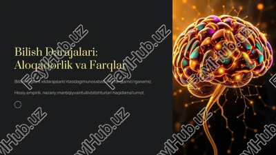 bilish darajalari — PDF