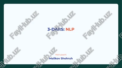 nlp (natural language processing) — PPTX