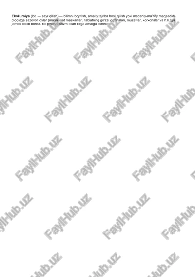 sayyohlik — DOCX