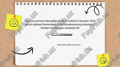 ta’lim oluvchilarga psixologik ta’sir korsatish yollari — PPTX