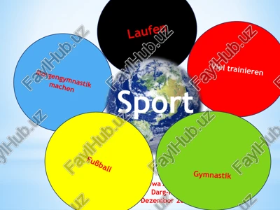sport in unserem leben — PPTX