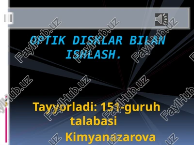 kimyanazarova zilolaxon — PPTX