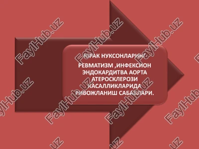 revmatizm (revmatik isitma) — PPT