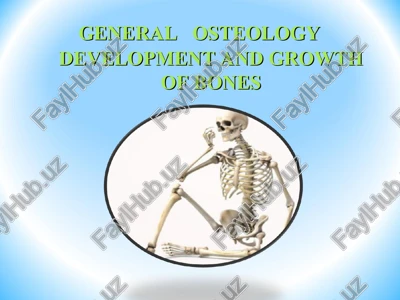 general osteology — PPT