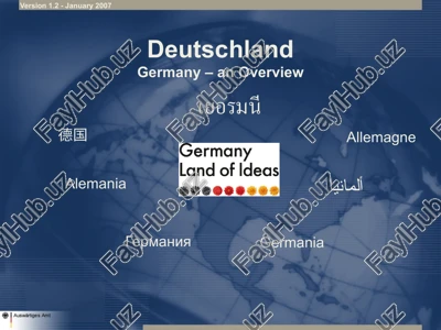 deutschland/germany – an overview — PPTX