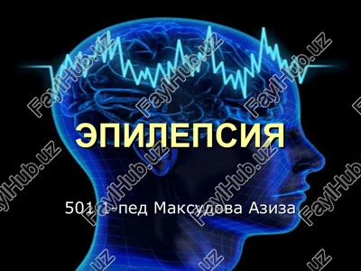 epilepsiya — PPT