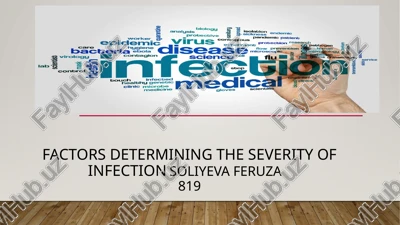 factors determining the severity of infection — PPTX