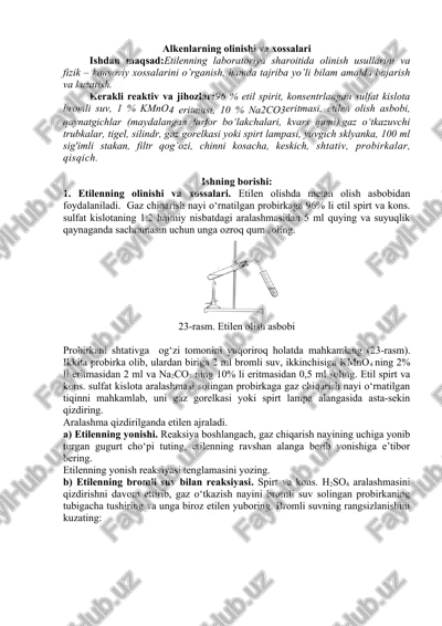etilen olish asbobi — DOCX