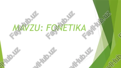fonetika — PPTX