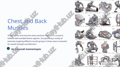 chest and back muscles — PPTX