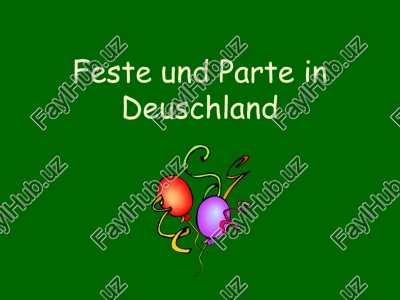 fasching / karneval — PPTX