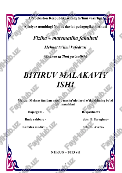 bitiruv malakaviy ishi — DOC