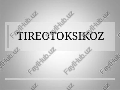 tireotoksikoz — PPTX