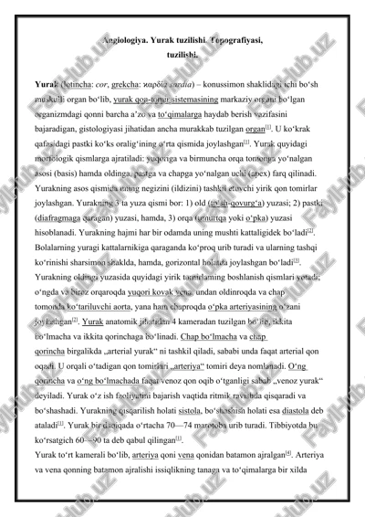 angiologiya — DOCX