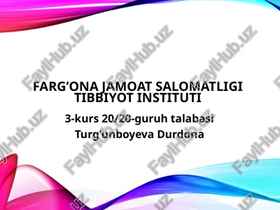 o'tkir qorin sindromi va qorin urgent patalogiyalarida to'g'ri tashxislash — PPTX