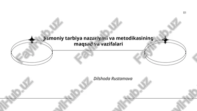 jismoniy tarbiya nazariyasi va metodikasi — PPTX