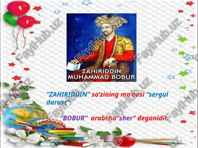zahiriddin muhammad bobur — PPTX