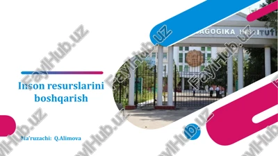 insonresurslariniboshqarish — PPTX