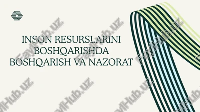 birgalikda boshqarish tushunchasi — PPTX