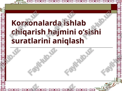boshqaruv vazifalari — PPTX