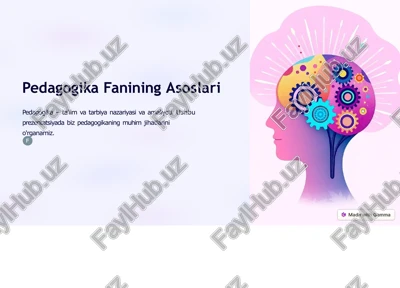 pedagogikafaniningasoslari — PPTX