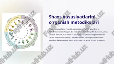 shaxsxususiyatlarinio'rganishmetodikalari — PPTX