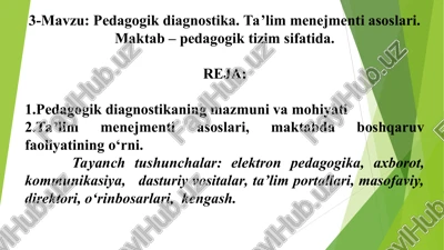 pedagogik diagnostika — PPT