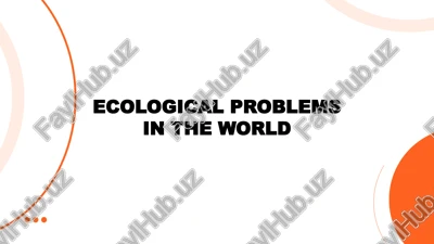 ecological problems in the world — PPTX