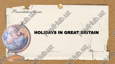 holidays in great britain — PPTX