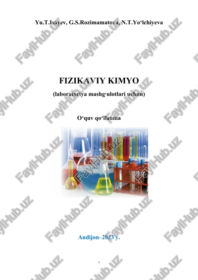 fizikaviy kimyo — DOC