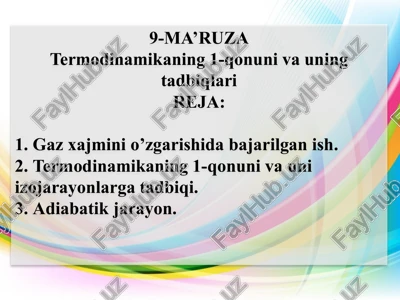 termodinamika — PPTX