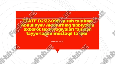 kompyuterning ichki tashqi qurilmalari — PPTX